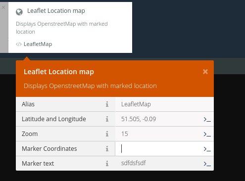 OctoberCMS leaflet map plugin